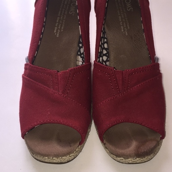 Toms Calypso Canvas Wedge - Picture 2 of 7